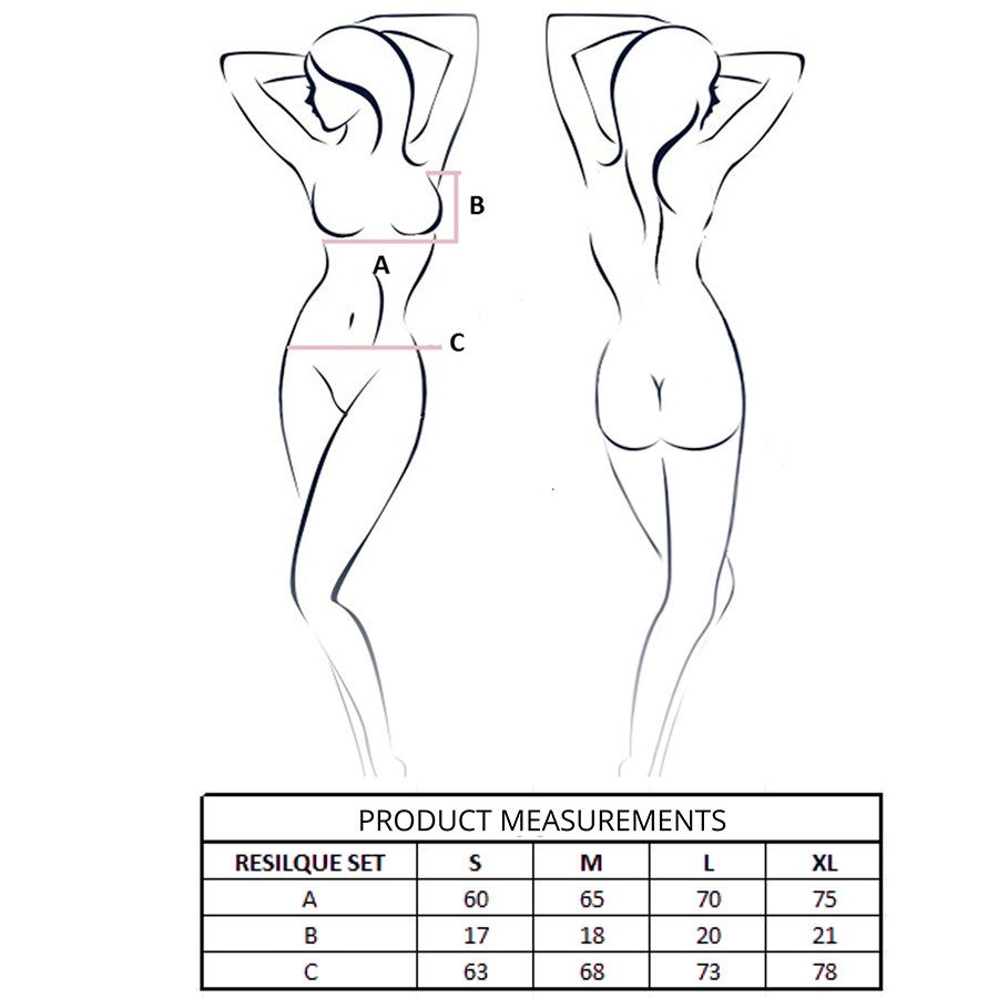 PASSION - RESILQUE REGGISENO + PERIZOMA BIANCO L/XL Passion Woman Sets