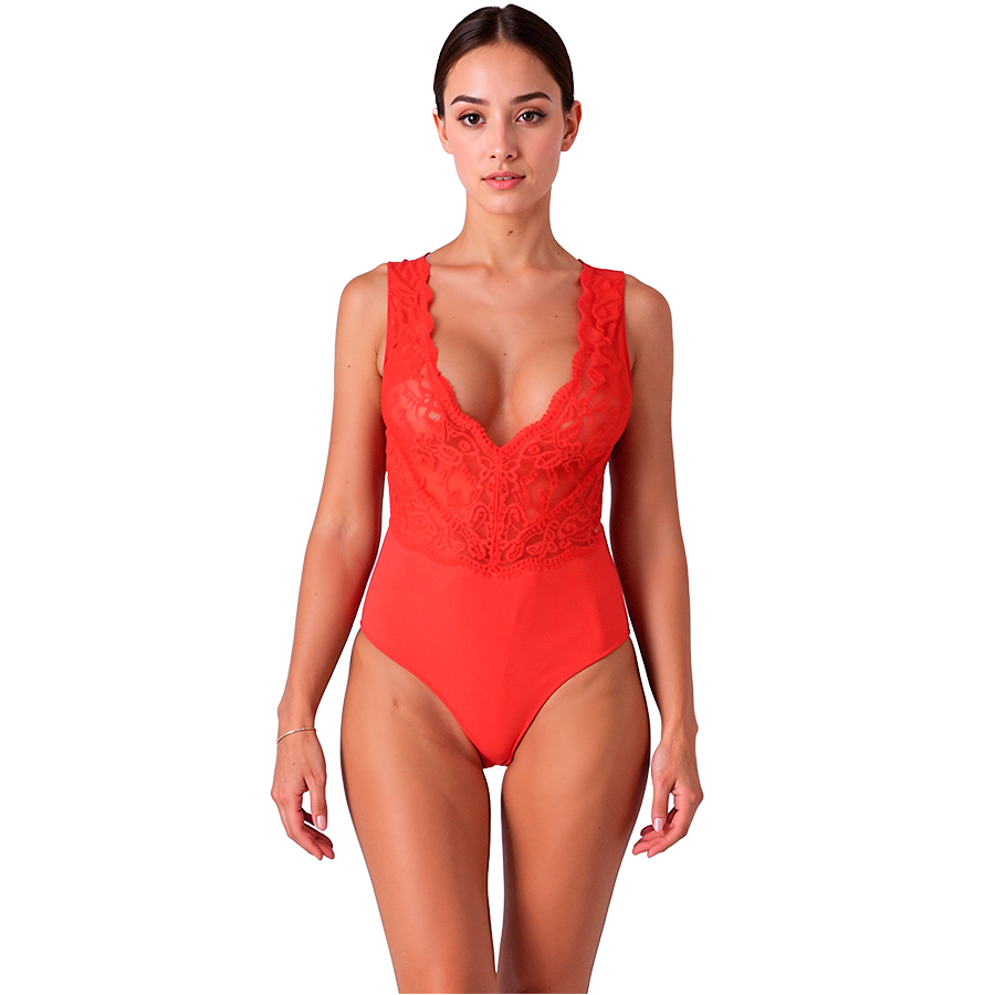 PASSION - EVALIE BODY ROSSO S/M Passion Woman Teddies