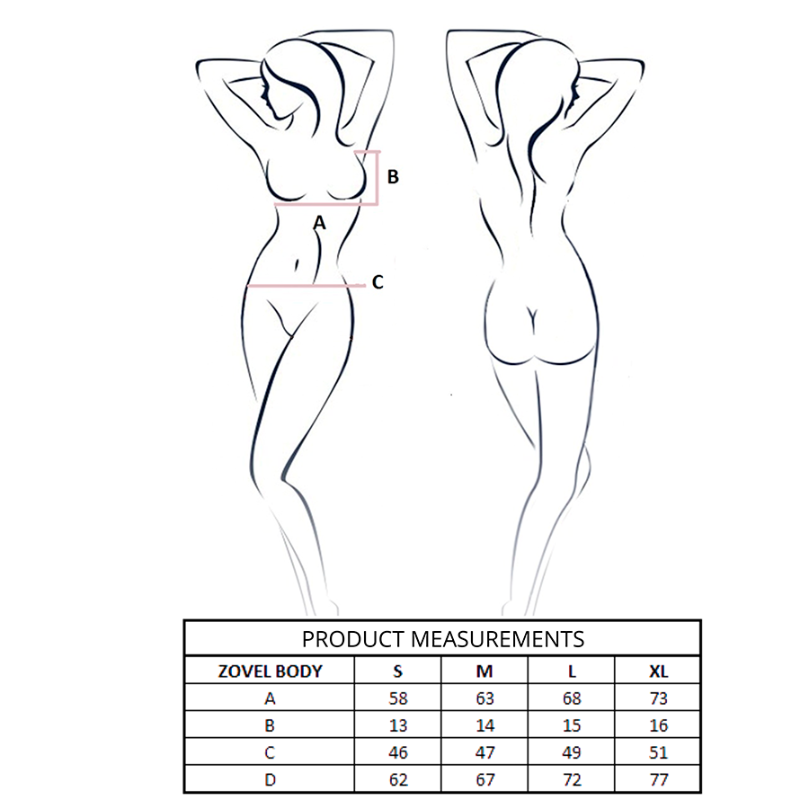 PASSION - ZOVEL BODY ROSA CHIARO S/M Passion Woman Teddies