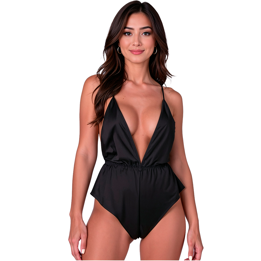 PASSION - SENSIE BODY NERO L/XL Passion Woman Teddies