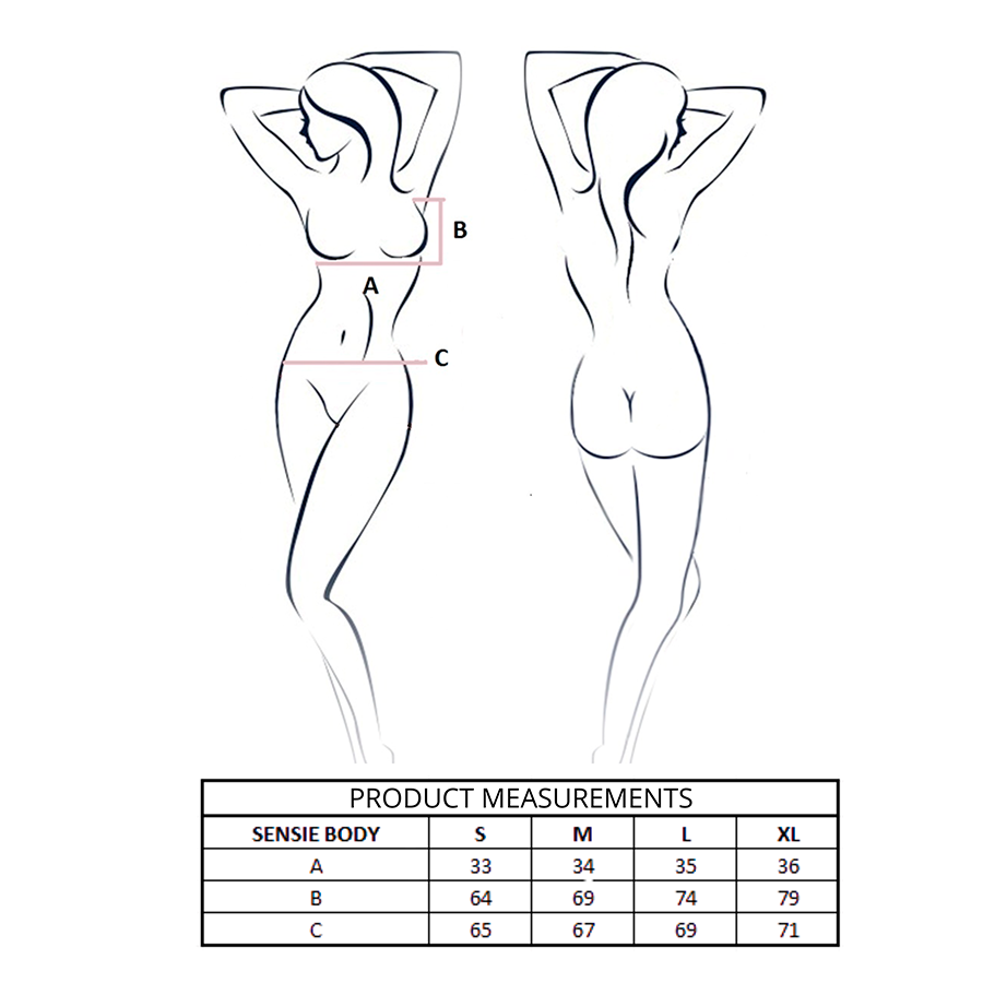 PASSION - BODY SENSIE BORDEAUX L/XL Passion Woman Teddies