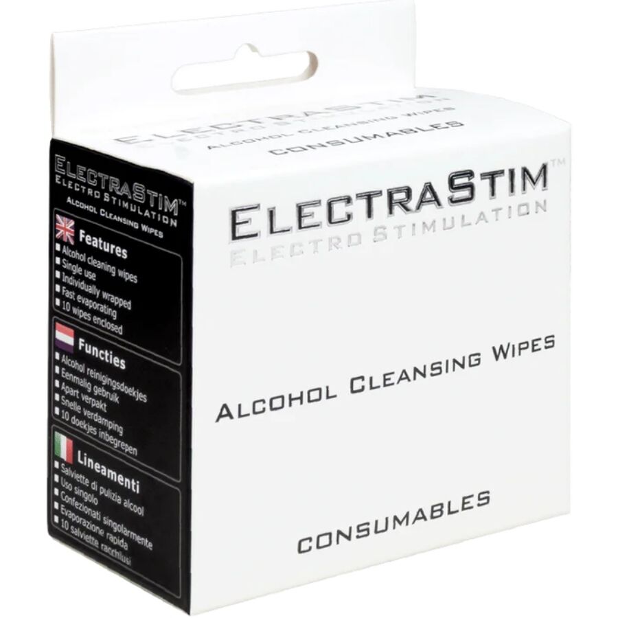 ELECTRASTIM - SALVIETTINE DETERGENTI ALL'ALCOOL 10 UNIT Electrastim