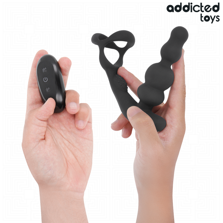 ADDICTED TOYS - MASSAGGIATORE PROSTATICO ROTANTE CON TELECOMANDO Addicted Toys
