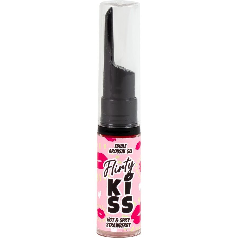 SECRETPLAY - GEL PER BACI CIVATRICI CON EFFETTI SESSUALI ORALI FRAGOLA E MENTA 2 x 8 GR Secretplay Cosmetic