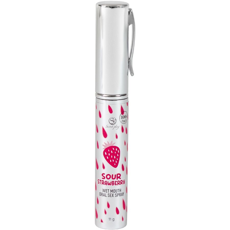 SECRETPLAY - SPRAY PER IL SESSO ORALE ALLA FRAGOLA ACIDA Secretplay Cosmetic