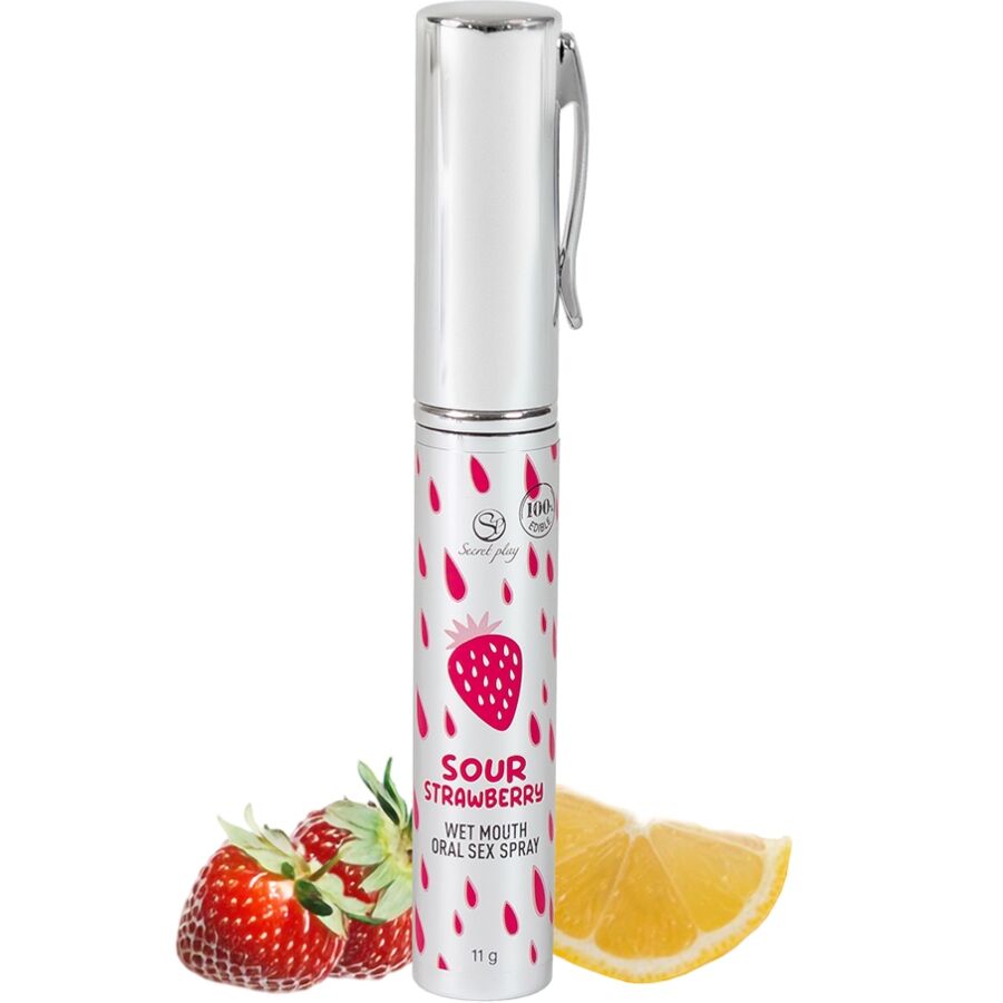 SECRETPLAY - SPRAY PER IL SESSO ORALE ALLA FRAGOLA ACIDA Secretplay Cosmetic