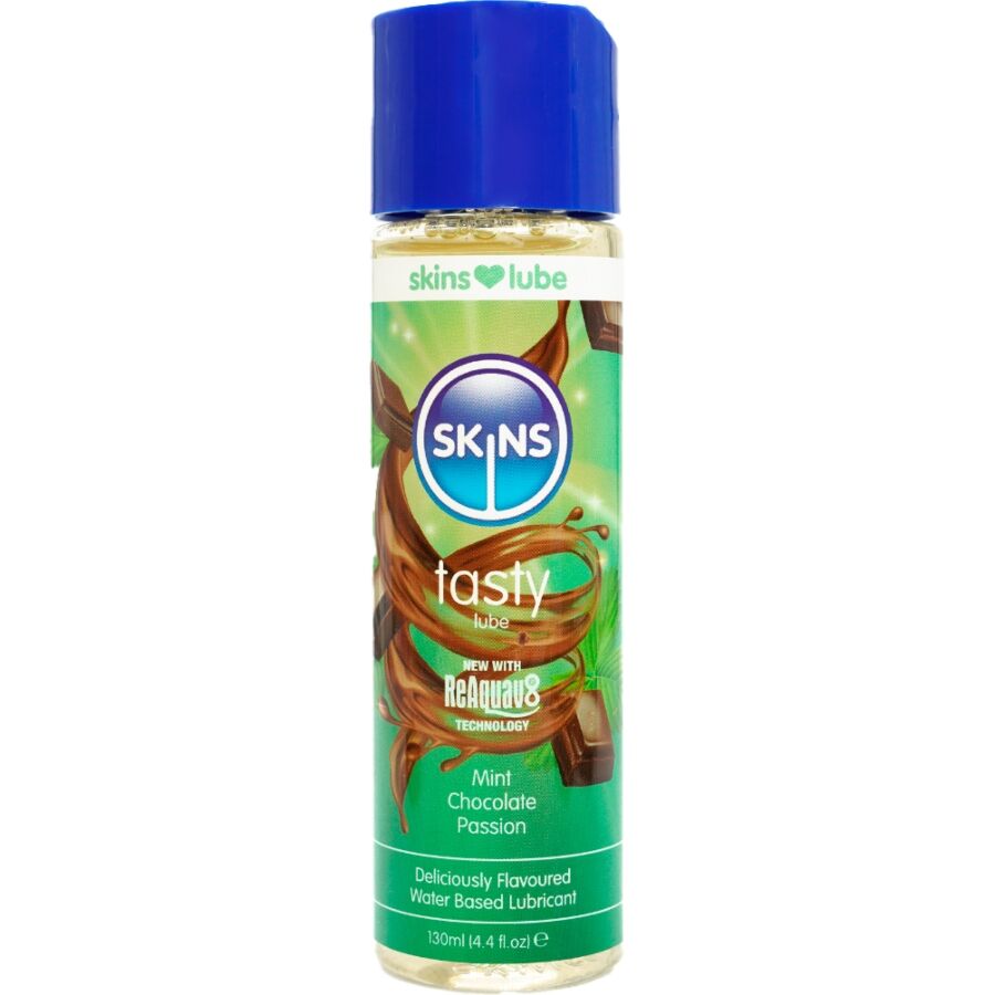SKINS - LUBRIFICANTE GUSTOSO A BASE D'ACQUA MENTA E CIOCCOLATO 130 ML Skins