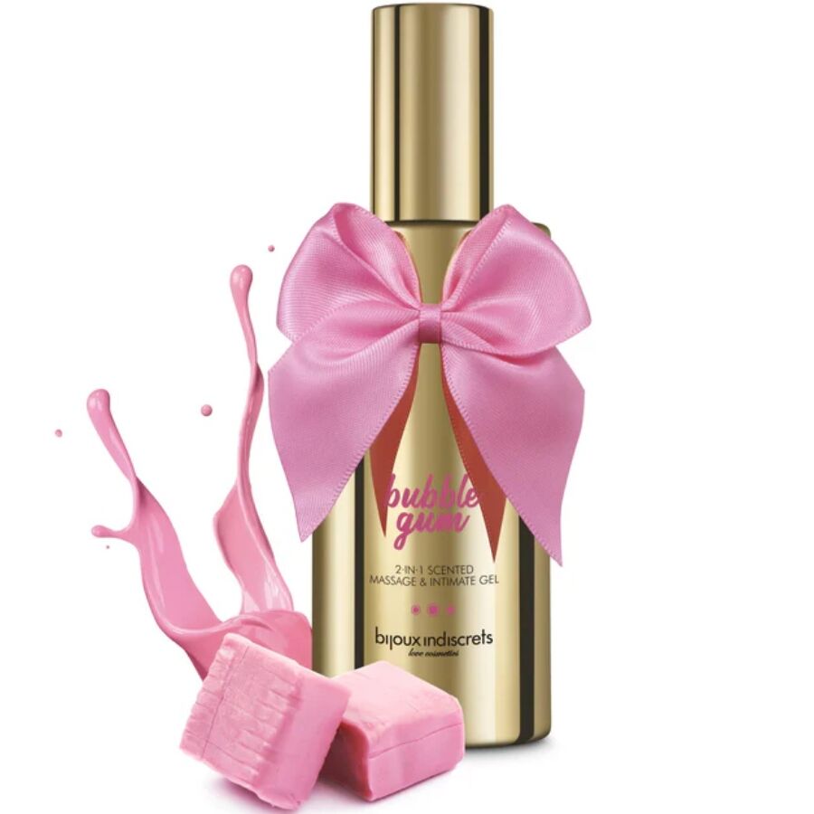 BIJOUX - BUBBLE GUM 2IN1 GEL PROFUMATO PER MASSAGGIO E INTIMO 100 ML Bijoux Love Cosmetiques