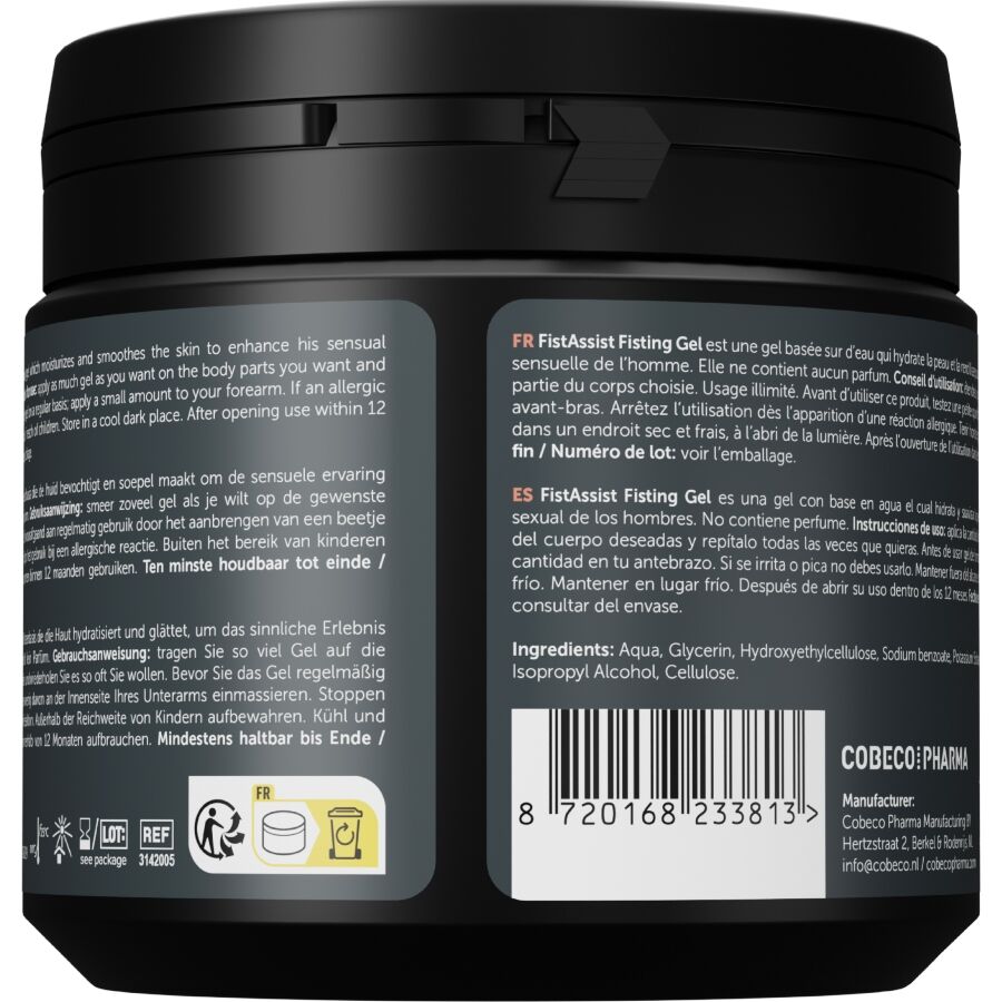 COBECO - FIST ASSIST FISTING GEL EXTRA-DENSO A BASE D'ACQUA 500 ML Cobeco - Fist Assist