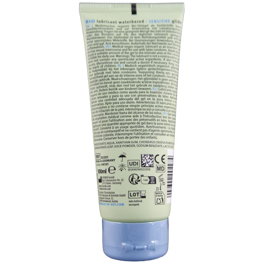 HOT - BIO LUBRIFICANTE A BASE ACQUA SENSITIV 100 ML Hot
