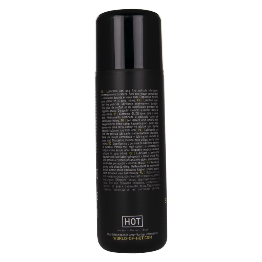 HOT - EXXTREME GLIDE LUBRIFICANTE A BASE DI SILICONE + OLIO COMFORT A+ 100 ML Hot