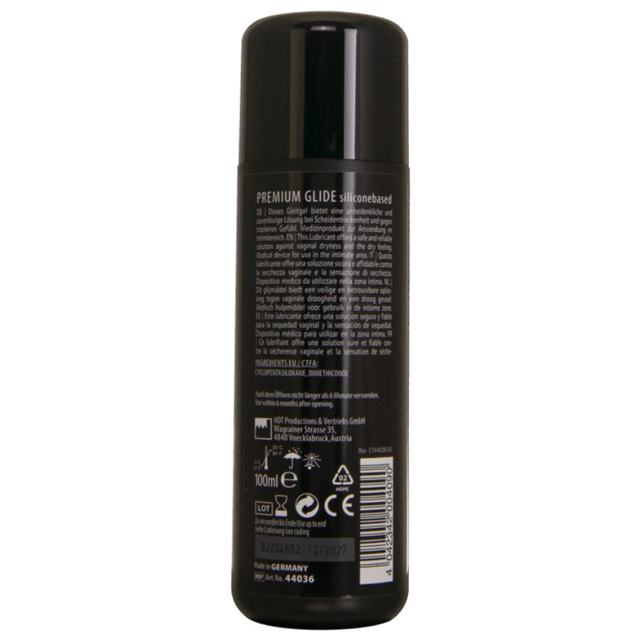 HOT - LUBRIFICANTE A BASE DI SILICONE PREMIUM SILICONE GLIDE 100 ML Hot