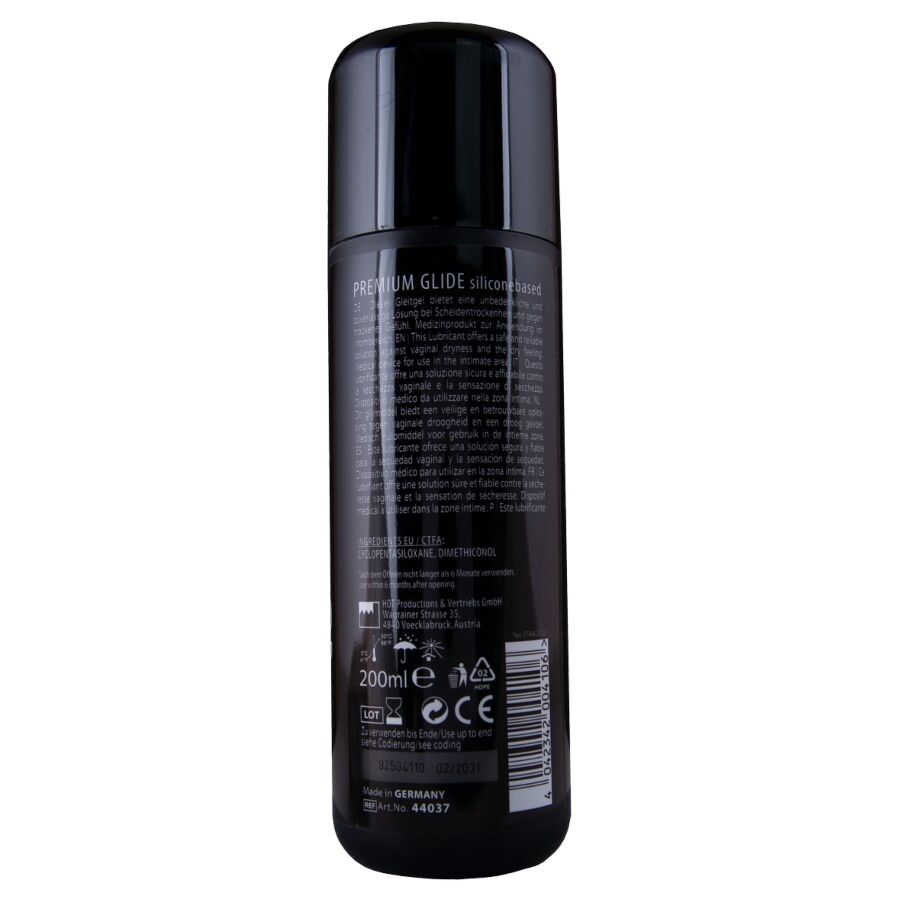 HOT - LUBRIFICANTE A BASE DI SILICONE PREMIUM SILICONE GLIDE 200 ML Hot