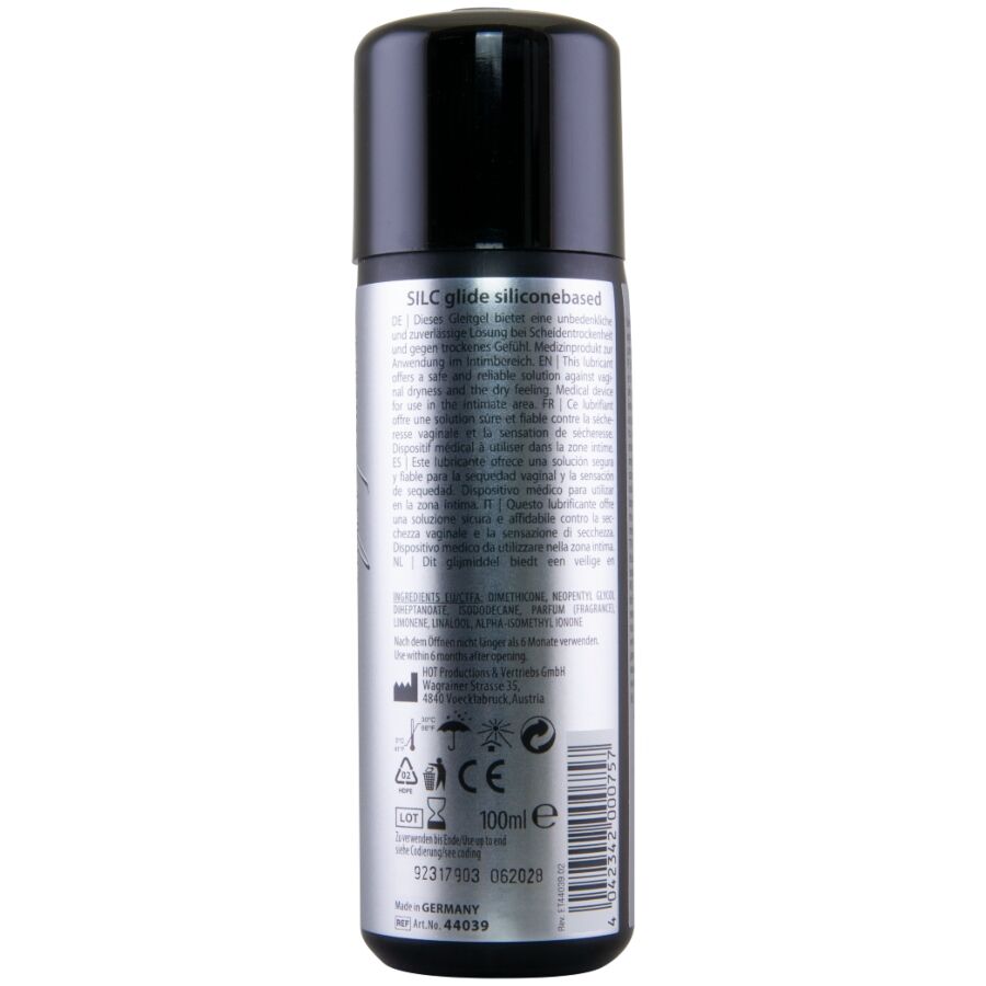 HOT - LUBRIFICANTE A BASE DI SILICONE SILC GLIDE 100 ML Hot