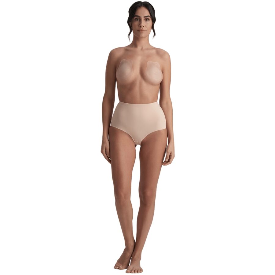 BYE-BRA - RABBIT COPAS DE SILICONA BEIGE TALLA XL Bye Bra - Accessories