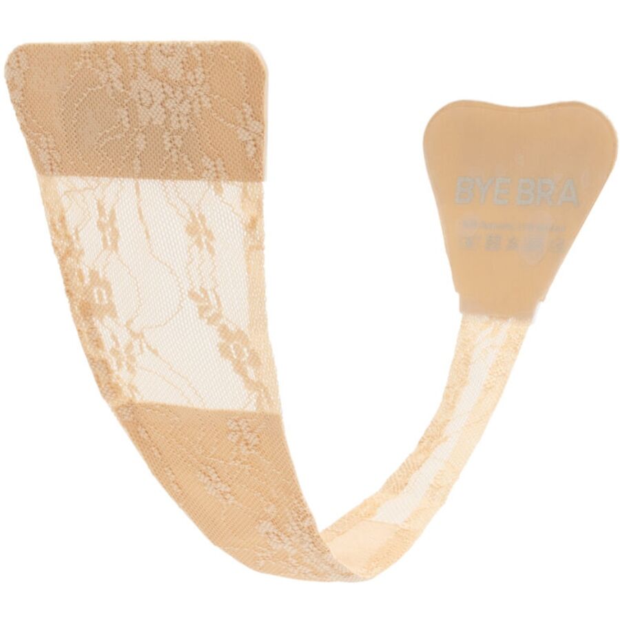 BYE-BRA - TANGA ADHESIVO ENCAJE BEIGE TALLA NICA Bye Bra - Underwear