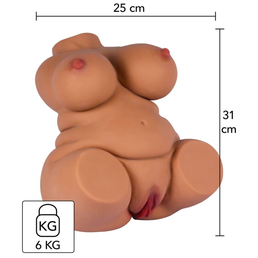 HIDDEN DESIRE - FAT FUCK QUEEN TORSO MASTURBATORE FEMMINILE 6 KG Hidden Desire