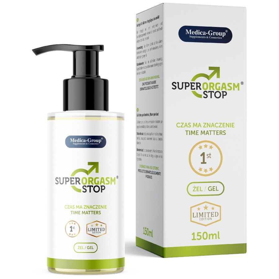 MEDICA GROUP - SUPER ORGASM STOP GEL INTIMO UOMO 150 ML Medica Group