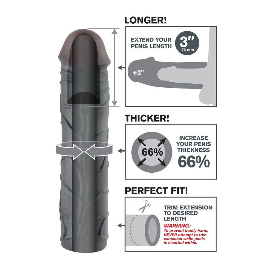 FANTASY X- TENSIONS - PROLUNGA MEGA 3 NERA Fantasy X-Tensions