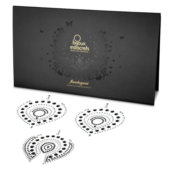 BIJOUX - INDISCRETS FLAMBOYANT NERO & ARGENTO Bijoux Desire Metallique