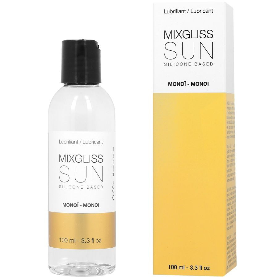 MIXGLISS - LUBRIFICANTE A BASE SILICONE AROMA MONOI 100ML Mixgliss