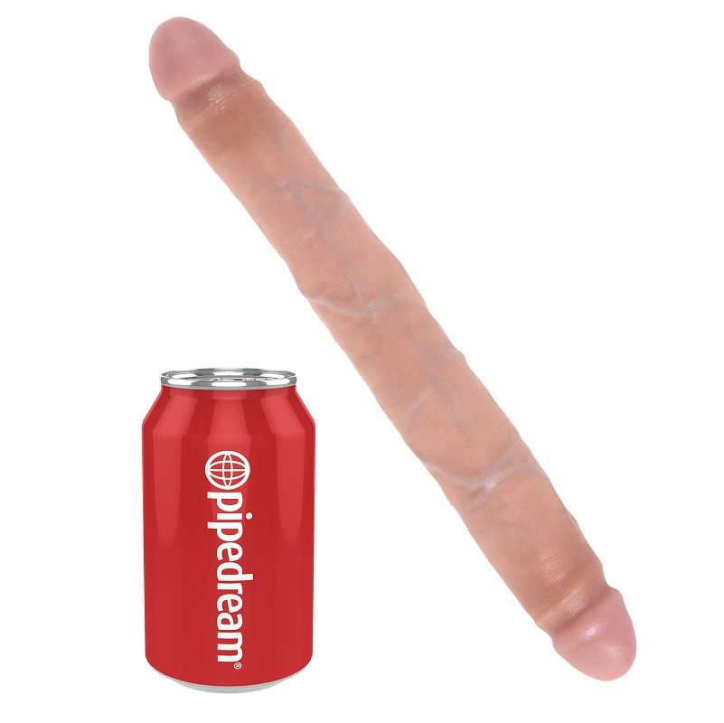 KING COCK - DOPPIO DILDO SOTTILE 30 CM King Cock