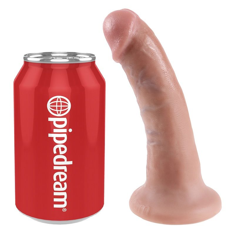 KING COCK - 6 DILDO FLESH 15.2 CM King Cock