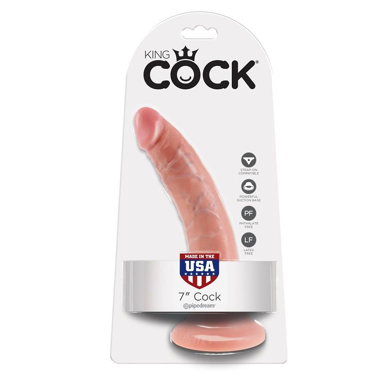 KING COCK - 7 DILDO CARNE 17.8 CM King Cock
