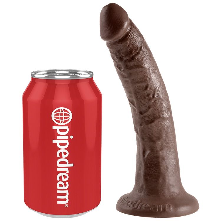 KING COCK - 7 DILDO CIOCCOLATO 17.8 CM King Cock