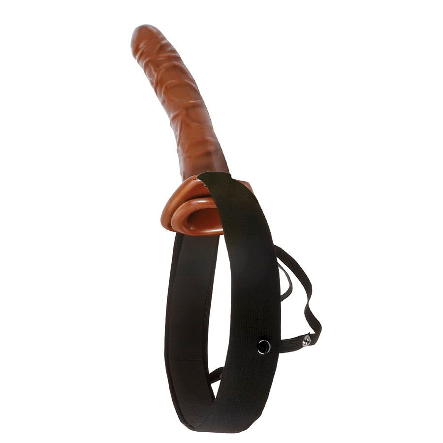 FETISH FANTASY SERIES - CHOCOLATE DREAM HOLLOW STRAP-ON Fetish Fantasy Series
