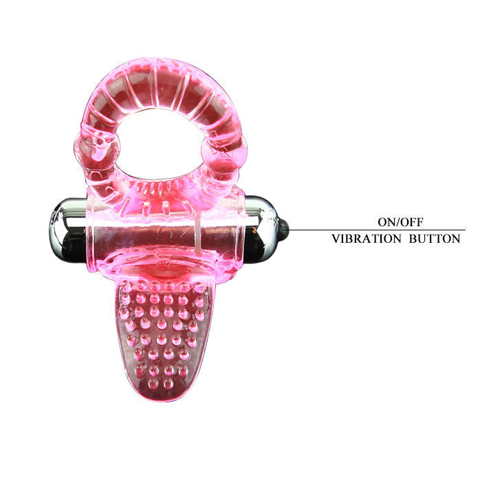 BAILE - ANELLO DOLCE ABS 10 RITMI ANELLO VIBRATORE PENE ROSA Baile For Him