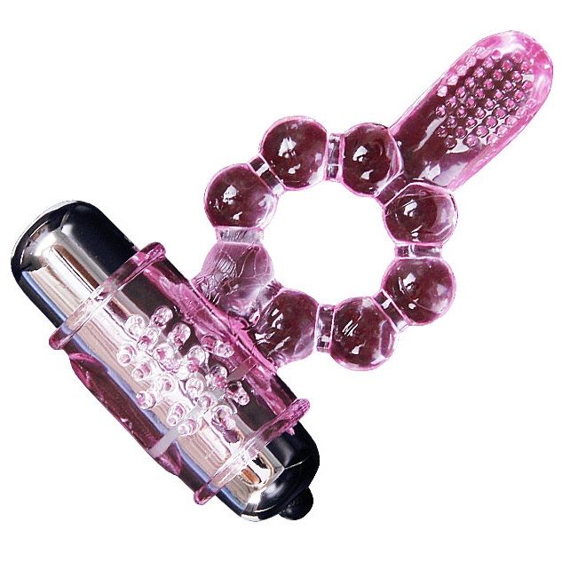 BAILE - ANELLO IN SILICONE 10 RITMI DI LINGUA CON VIBRAZIONE ROSA Baile For Him