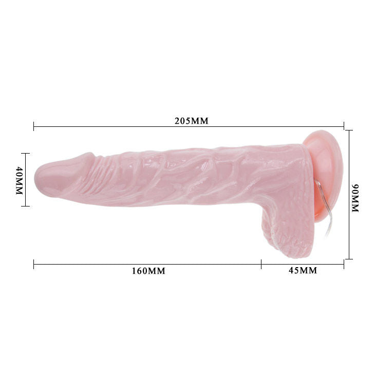 BAILE - DILDO REALISTICO SUPER ROTA DONG 20.5 CM Baile Vibrators