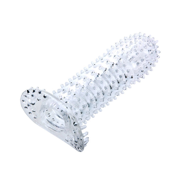 BAILE - GUAINA PER PENE CON PUNTI DI STIMOLAZIONE TRASPARENTI 14 CM Baile For Him