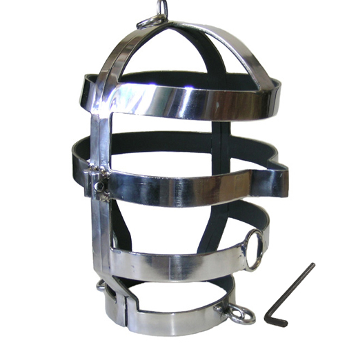 METAL HARD - MASCHERA CON COLLANA IN ACCIAIO Metal Hard