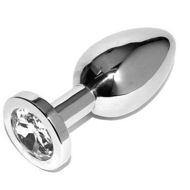 METAL HARD - PLUG ANALE DIAMOND TRASPARENTE PICCOLO 5.71CM Metal Hard