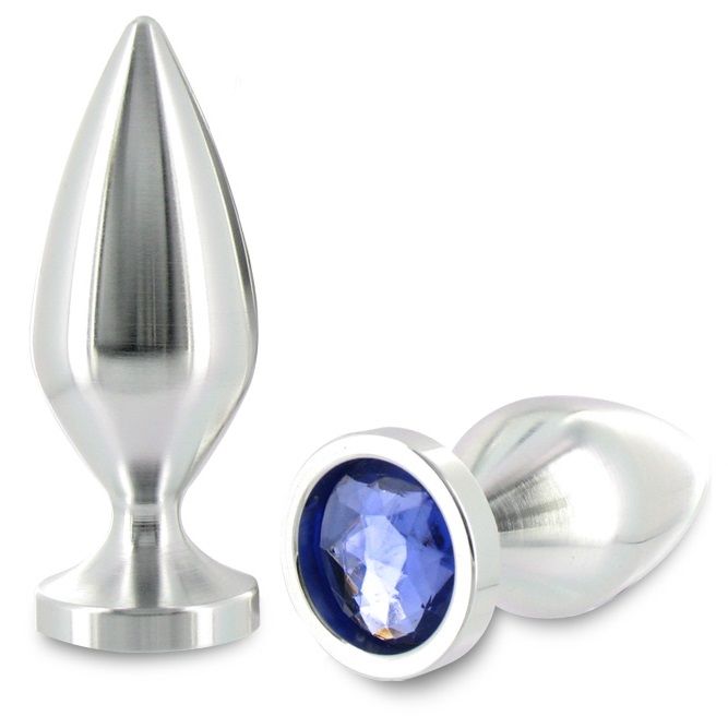 METAL HARD - PLUG ANALE METALLO ALIMINIO COLORE CRISTALLO PICCOLO 5.71 CM Metal Hard