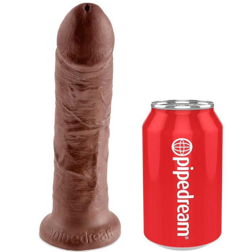 KING COCK - IMBRACATURA PER CAZZO KING CON PENE MARRONE REALISTICO 20,3 CM King Cock