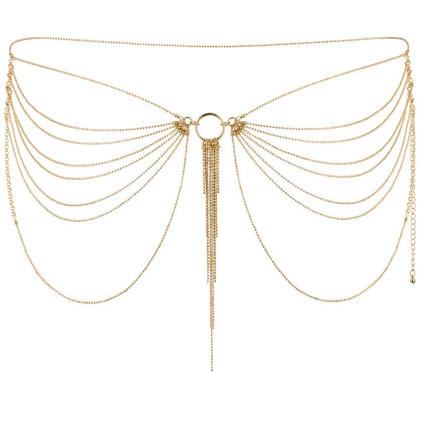 BIJOUX - GIOIELLO MAGNIFIQUE CON CATENA IN METALLO PER VITA DORATA Bijoux Magnifique