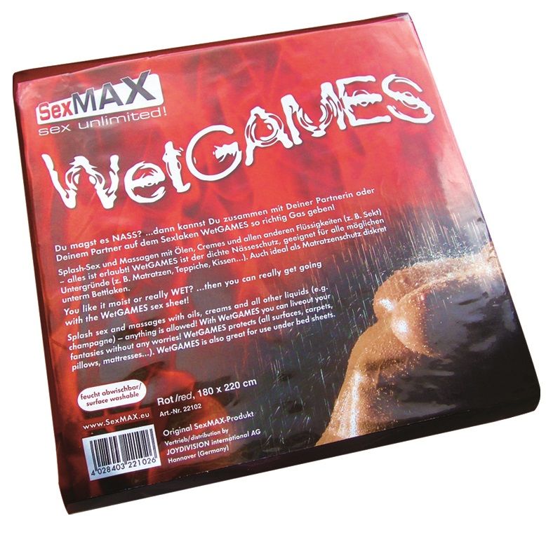 JOYDIVISION SEXMAX - WETGAMES SEX-LAKEN RED Joydivision Sexmax