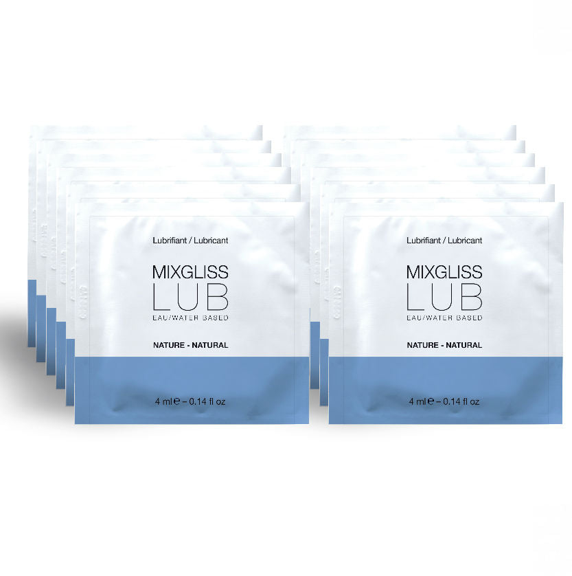 MIXGLISS - LUBRIFICANTE NATURALE A BASE ACQUA 12 MONODOSE 4 ML Mixgliss