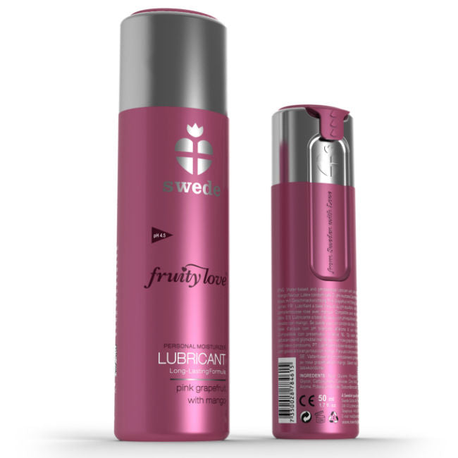 SWEDE - FRUITY LOVE LUBRIFICANTE POMPELMO ROSA CON MANGO 100 ML Swede