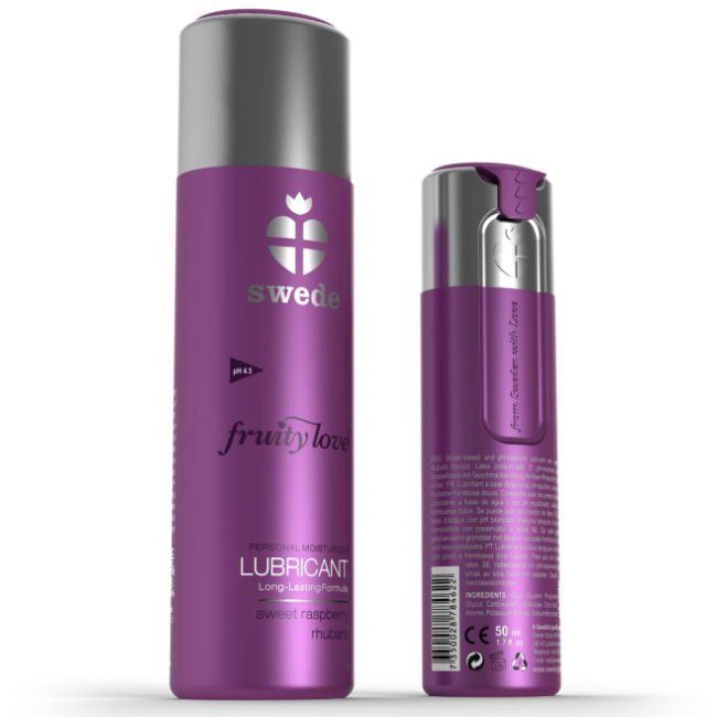 SWEDE - FRUITY LOVE LUBRIFICANTE LAMPONE RABARBARO 100 ML Swede