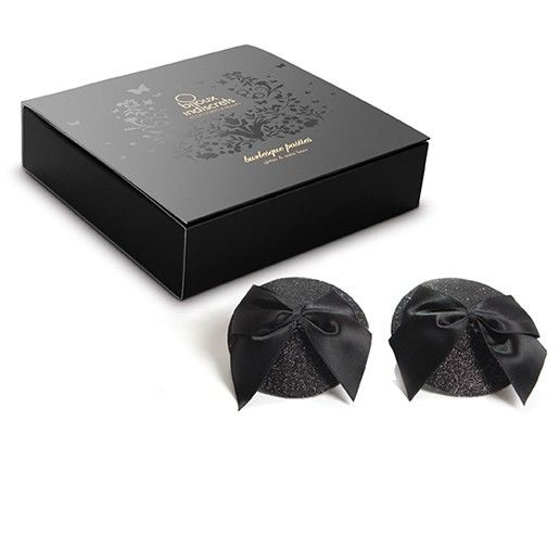 BIJOUX - COPRITEZZOLI BURLESQUE LUCIDI CON FIOCCO Bijoux Burlesque Pasties