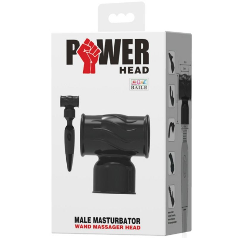 BAILE - TESTA POTENTE TESTA INTERCAMBIABILE PER MASSAGGIATORE MASCHILE Baile Power Head