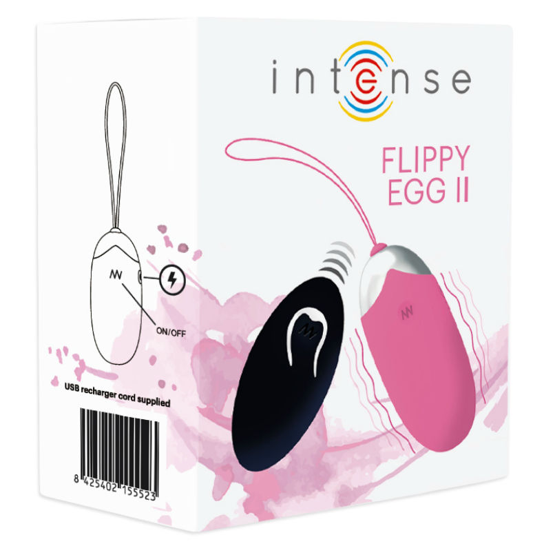 INTENSE - UOVO VIBRANTE FLIPPY II CON TELECOMANDO ROSA Intense Couples Toys