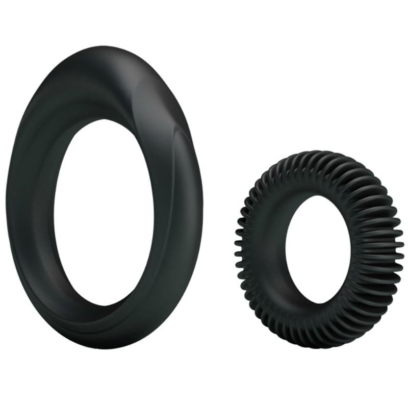 BAILE - KIT 2 ANELLI IN SILICONE RING MANHOOD Baile For Him