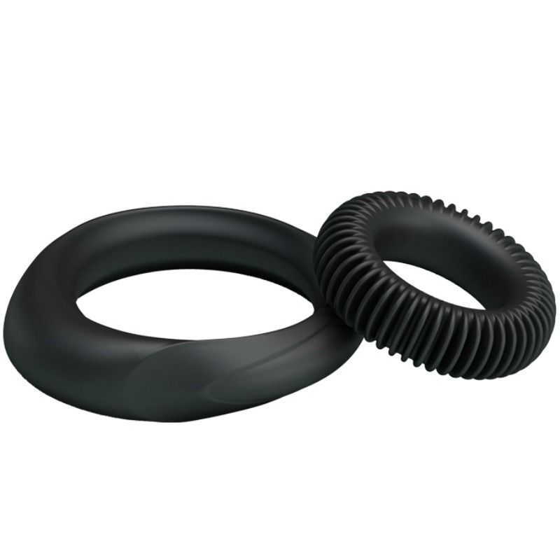 BAILE - KIT 2 ANELLI IN SILICONE RING MANHOOD Baile For Him