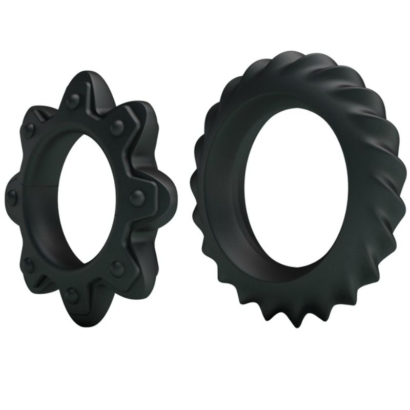 BAILE - KIT 2 ANELLI FIORITI IN SILICONE Baile For Him