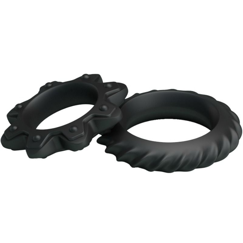 BAILE - KIT 2 ANELLI FIORITI IN SILICONE Baile For Him